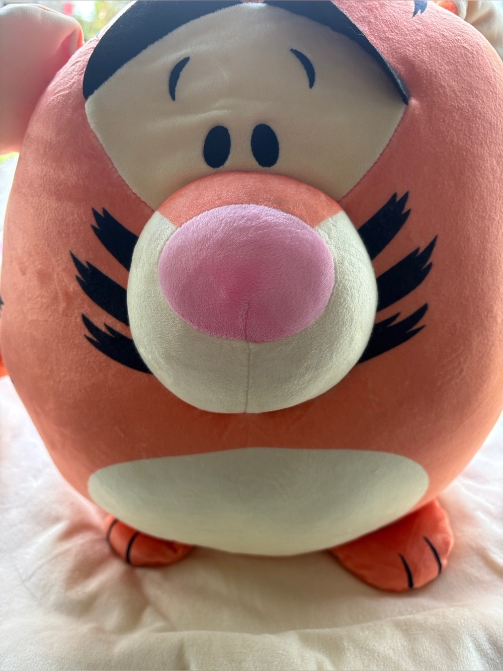 Disney Orange Tigger Plush - Soft Round Stuffed Animal
